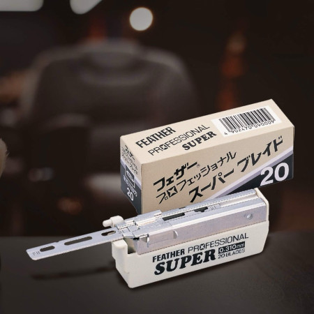 Product image 4 for Feather AC Professional Super Single Edge Straight Razor Blade, 20-Pack