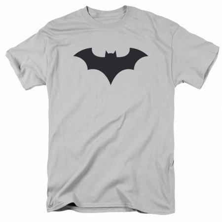 【1011GALLERY】 Batman Save Us T-shirts - Light Gray Batman The New 52 Logo T-Shirt - SuperHeroStuff