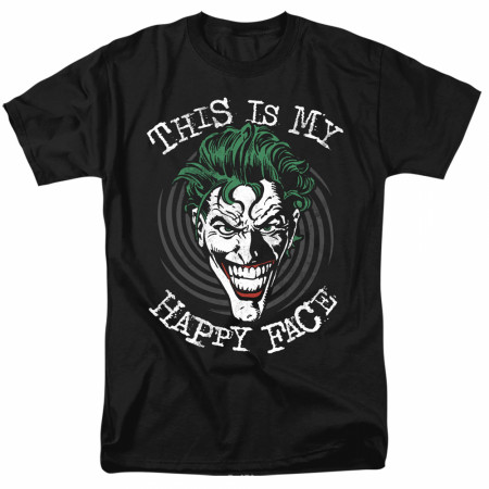 The Joker This Is My Happy Face T-Shirt - SuperHeroStuff