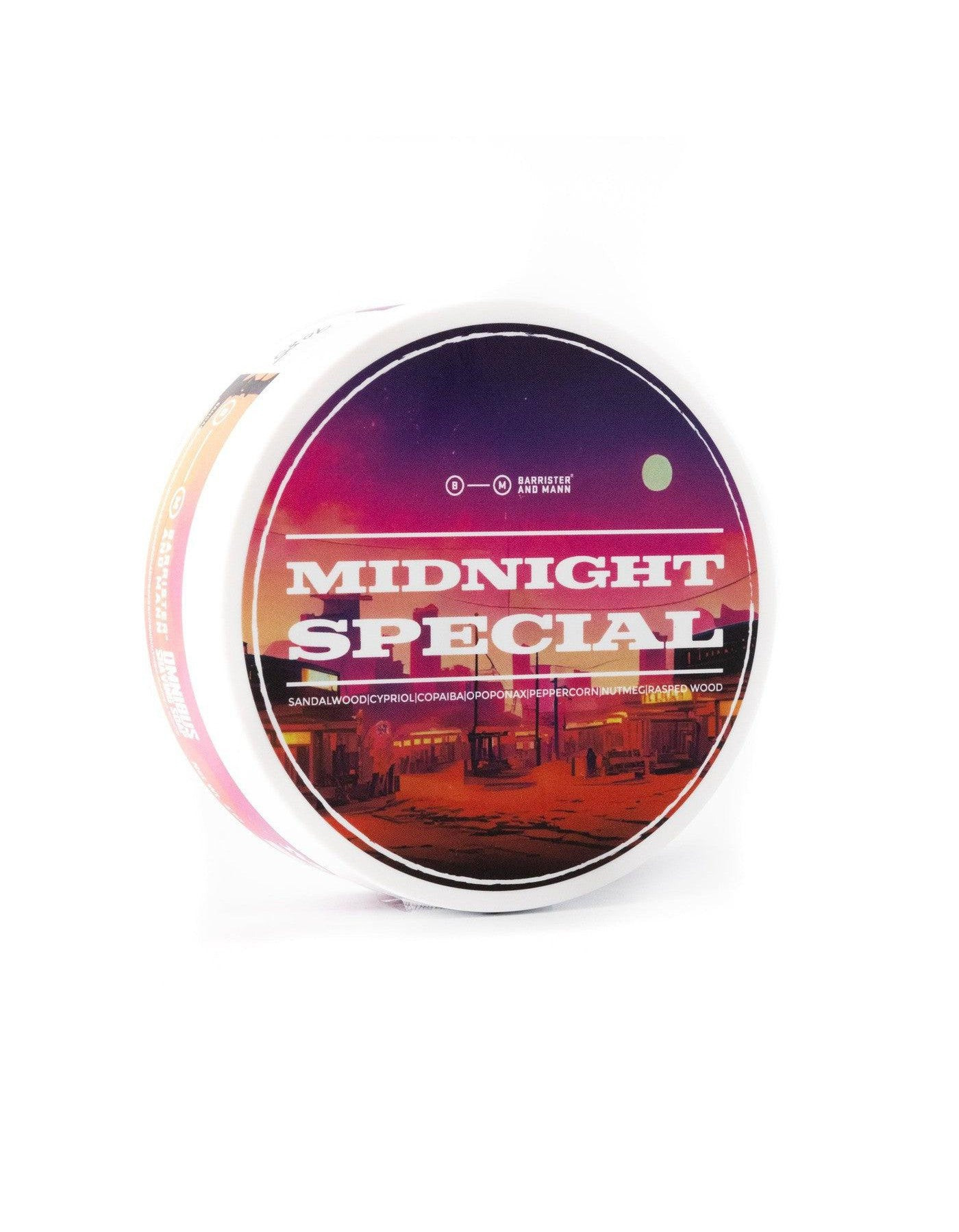 Product image 1 for Barrister and Mann Shaving Soap, Midnight Special