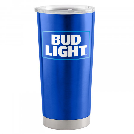 Bud Light 20 Oz Metal Tumbler Cup - WearYourBeer