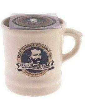 Product image 2 for Col. Conk White Ceramic Shaving Mug with Logo
