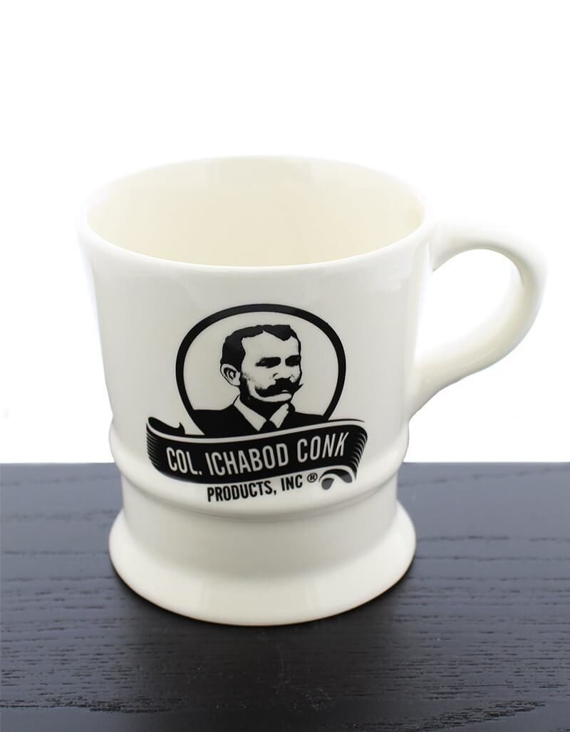 Product image 1 for Col. Conk White Ceramic Shaving Mug with Logo