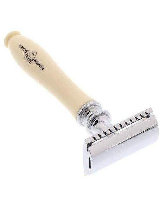 Product image 1 for Edwin Jagger Chatsworth Double Edge Safety Razor, Imitation Ivory
