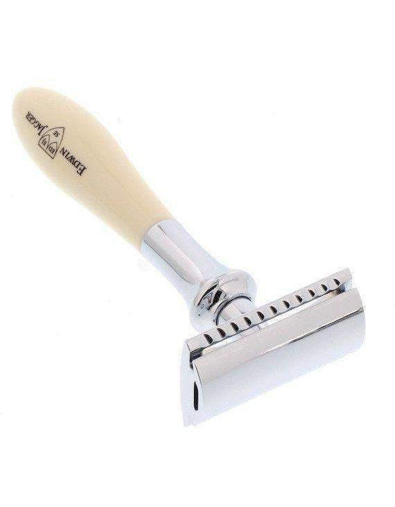 Product image 1 for Edwin Jagger Imitation Ivory Plaza Double Edge Razor