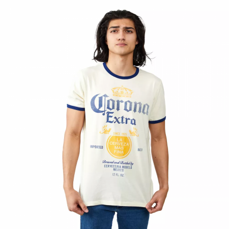 Corona Extra Vintage Ringer T-Shirt - WearYourBeer