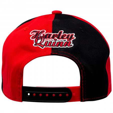 Harley Quinn Diamonds Symbol Adjustable Snapback Hat  display picture 1