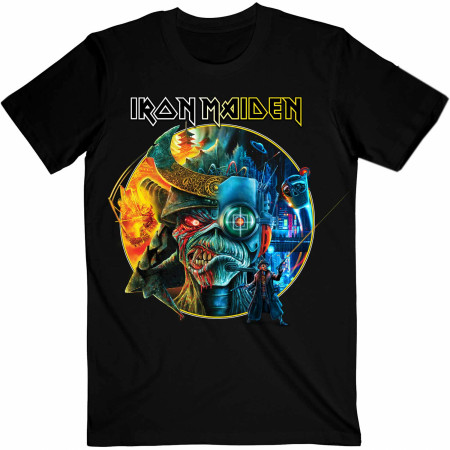 【関税負担なし】REPRESENT Iron Maiden バンドロゴフーディ Official Licensed T-Shirt Iron Maiden Somewhere In Time by