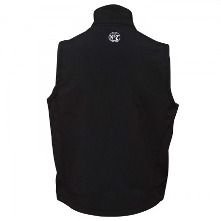 Jack Daniel's Softshell Zip-Up Men's Black Vest - WearYourBeer