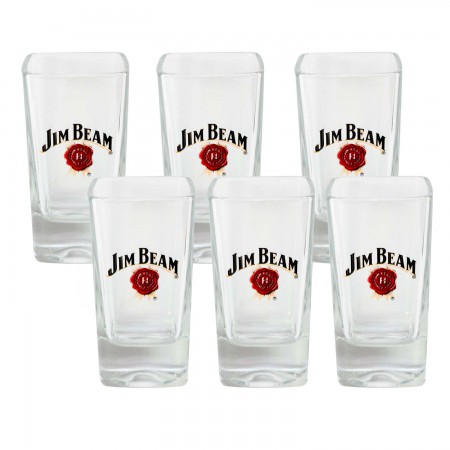 Jim Beam Six Pack Shot Glass Set - WearYourBeer