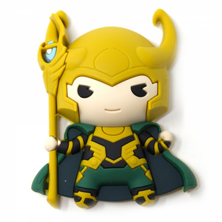 Loki Chibi 3D Foam Magnet - SuperHeroStuff