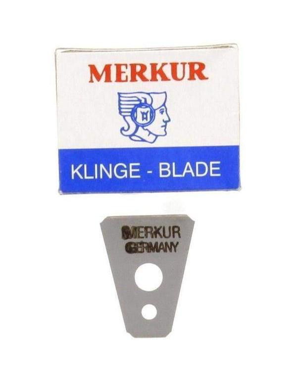 Product image 2 for Merkur Mustache and Brow Razor Blades, 10-ct