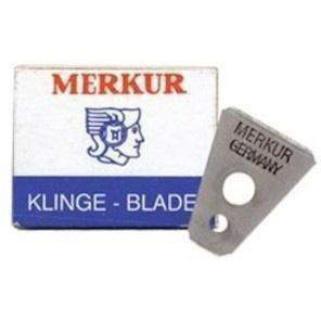 Product image 3 for Merkur Mustache and Brow Razor Blades, 10-ct