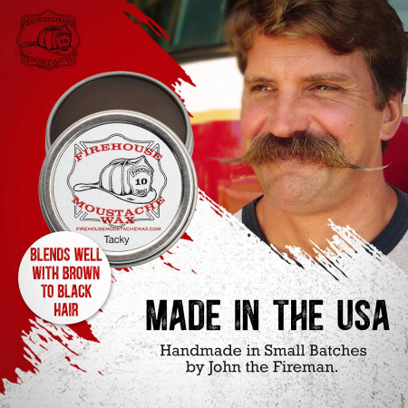 Product image 3 for Firehouse Mustache Wax, Tacky