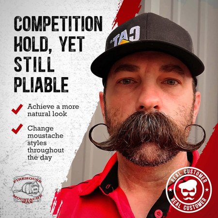 Product image 2 for Firehouse Mustache Wax, Tacky