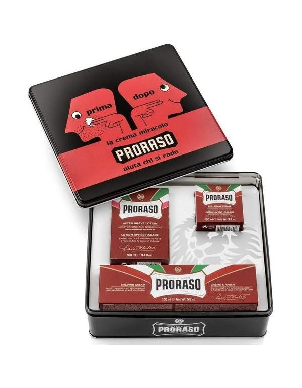 Product image 1 for Proraso Vintage Prima Dopo Tin: Nourish Shaving Kit