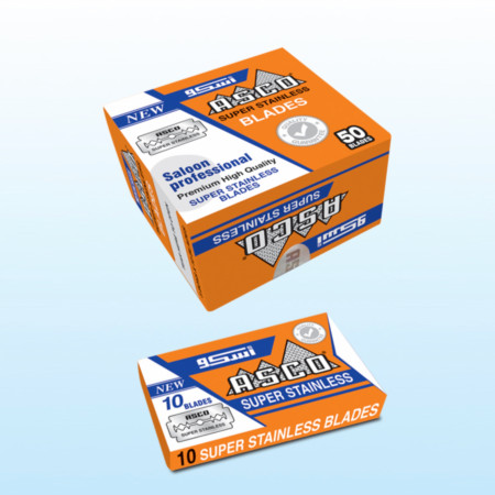 Product image 4 for ASCO Super Stainless Orange  Double Edge Razor Blades