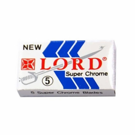 Product image 3 for Lord Super Chrome Double Edge Razor Blades (5 Blades)