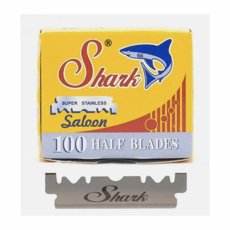 Product image 3 for Shark "Saloon" Super Stainless Steel Single Edge Razor Blades, 100-ct