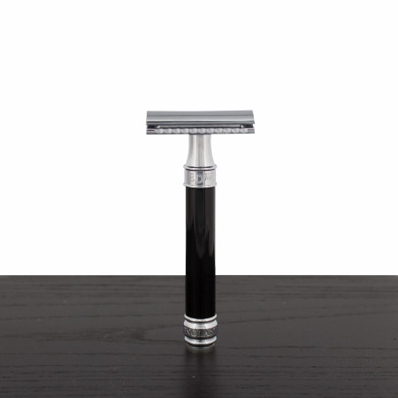 Edwin Jagger Chrome Octagonal DE Double Edge Safety Razor