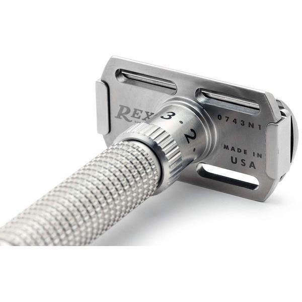 Product image 2 for Rex Supply Co. Ambassador Adjustable Stainless Steel DE Safety Razor