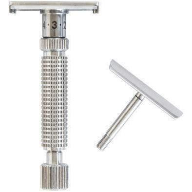 Product image 5 for Rex Supply Co. Ambassador Adjustable Stainless Steel DE Safety Razor