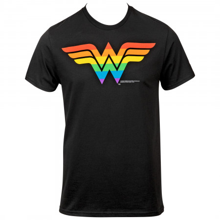 DC Comics Wonder Woman - Yellow Logo Con Licencia Camiseta Hombre