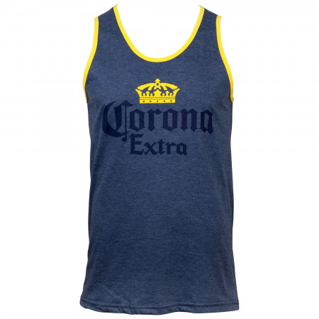 Corona Herren Rashguard Tank Top – Extra Tropical Island, Feuchtigkeitsableitend, Für Strand & Fitness