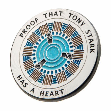 Iron Man Proof Tony Has a Heart Pin - SuperHeroStuff