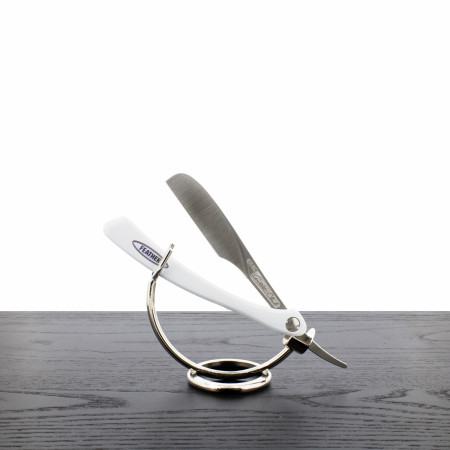 Feather Artist Club DX Folding Pearl-White Straight Razor