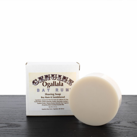 Ogallala Bay Rum & Sandalwood Shaving Soap