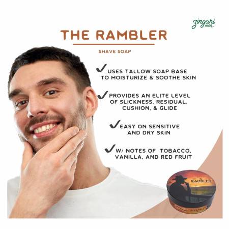 Product image 3 for Zingari Man Sego Shaving Soap - The Rambler, 5 oz.