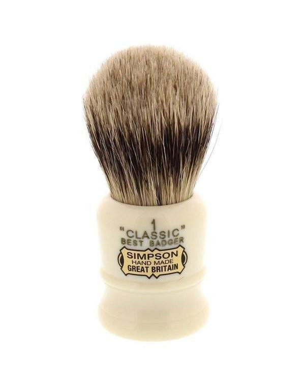 Product image 1 for Simpson Classic CL 1 Best Badger Shaving Brush (CL1B)