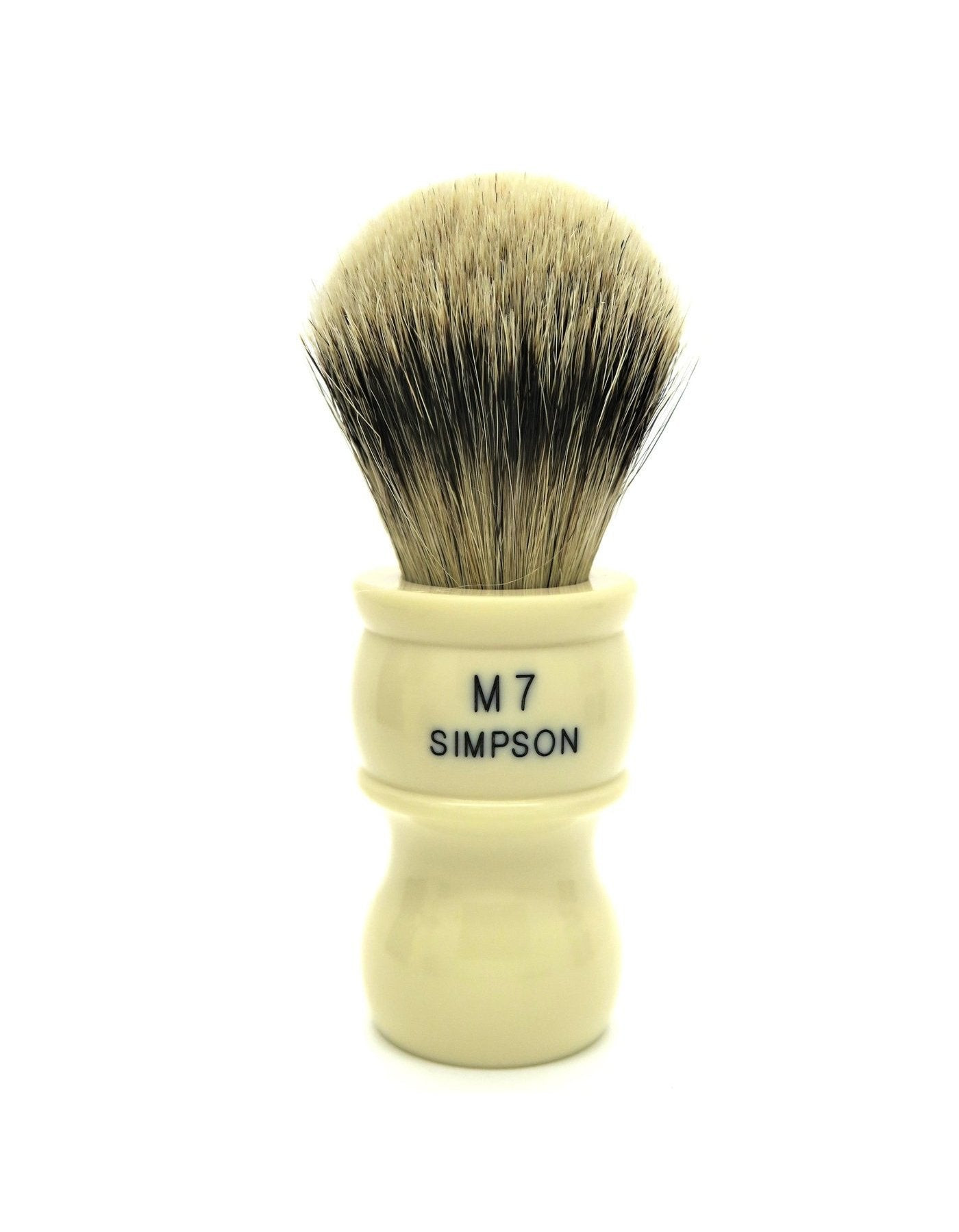 Product image 1 for Simpson M7 Super Badger Shaving Brush, Ivory