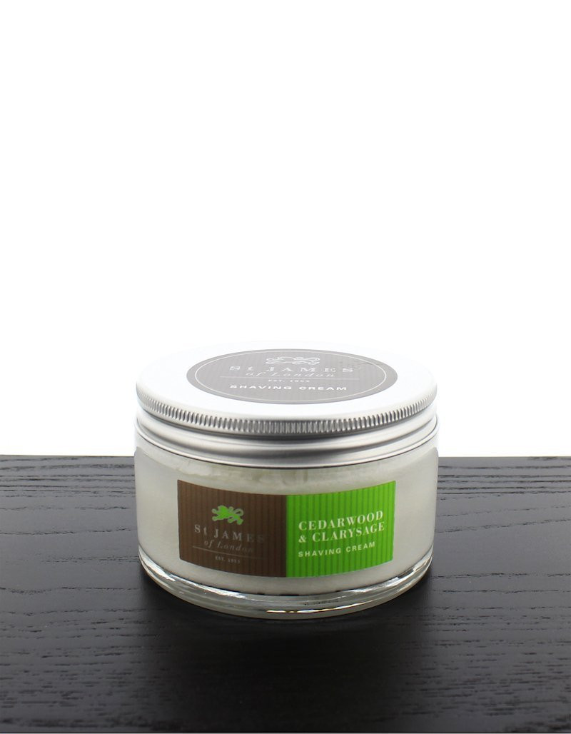 Product image 0 for St James of London Cedarwood & Clarysage Shave Cream Jar