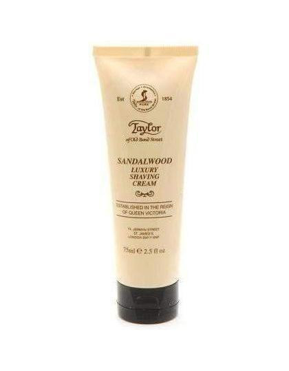 Product image 1 for Taylor of Old Bond Street Shaving Cream Tube, Sandalwood, 75ml