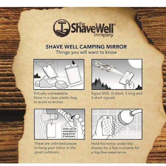 Product image 1 for The Shave Well Company Truly Fog Free Travel Shower Shave Mirror