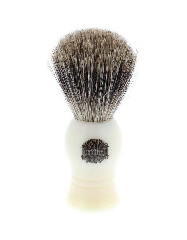 Vulfix 1000A Pure Badger Shaving Brush, Faux Ivory - West Coast