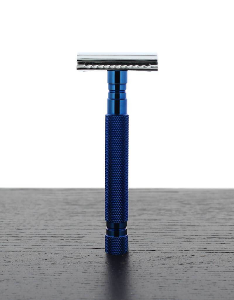 WCS Blue Titanium Collection Razor, 78BL - West Coast Shaving