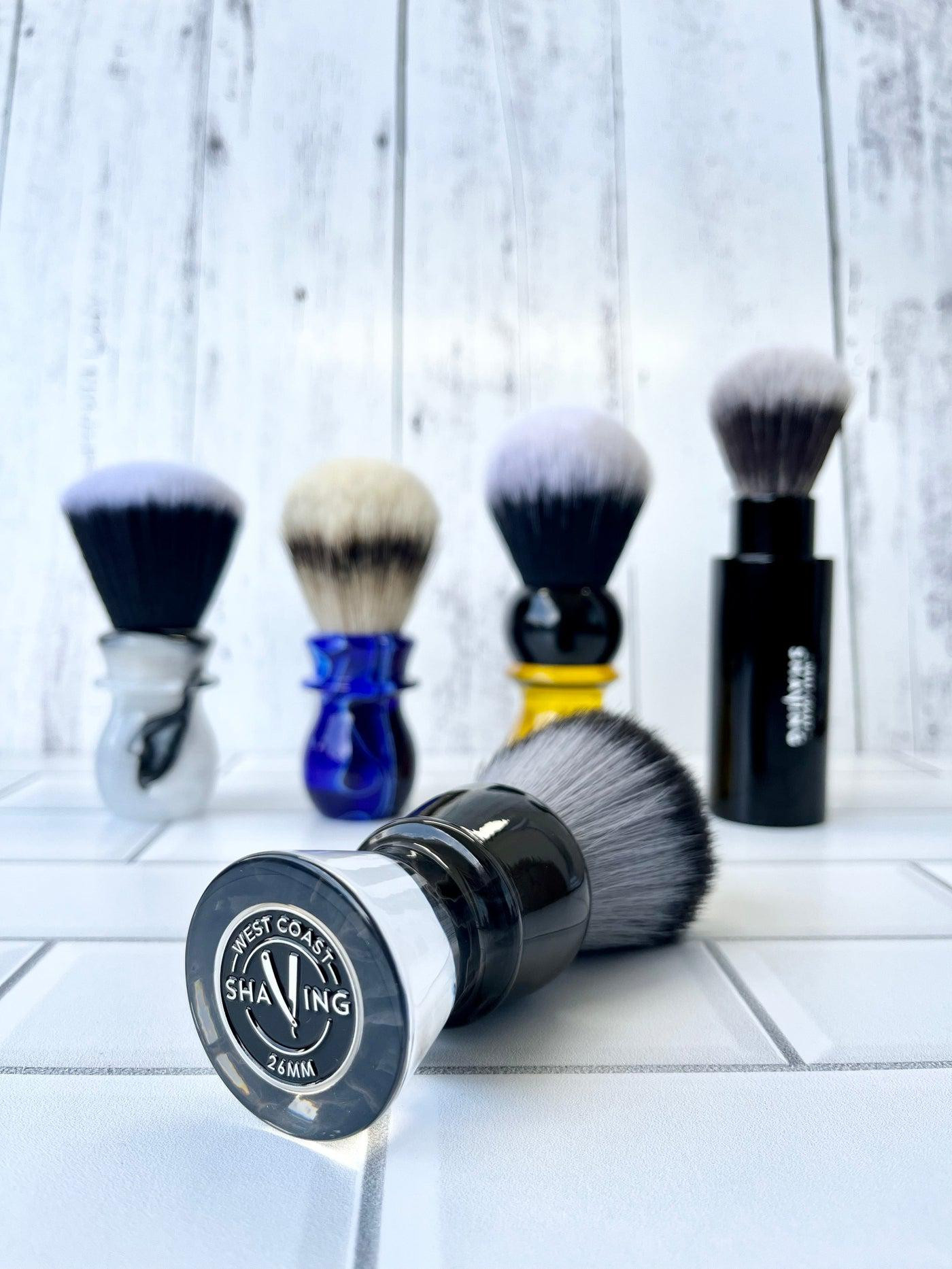Product image 4 for WCS Clear Smoke Shaving Brush, Burlwood