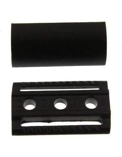 Product image 1 for WCS DE Razor Head, Closed Comb, Black