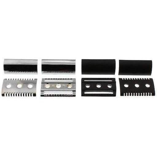 Product image 2 for WCS DE Razor Head, Closed Comb, Black