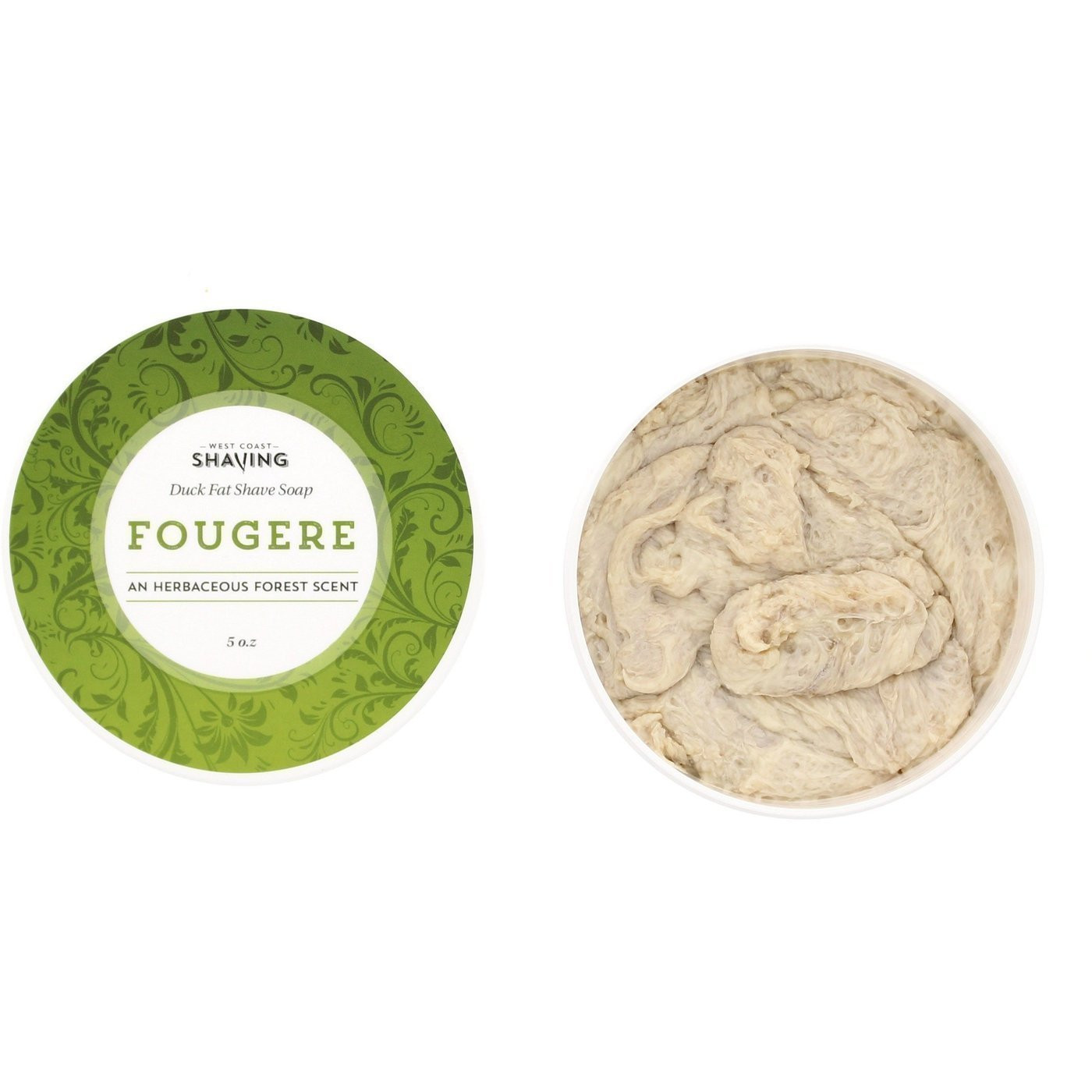 Product image 2 for WCS Duck Fat Shaving Soap, Fougere, 5 oz