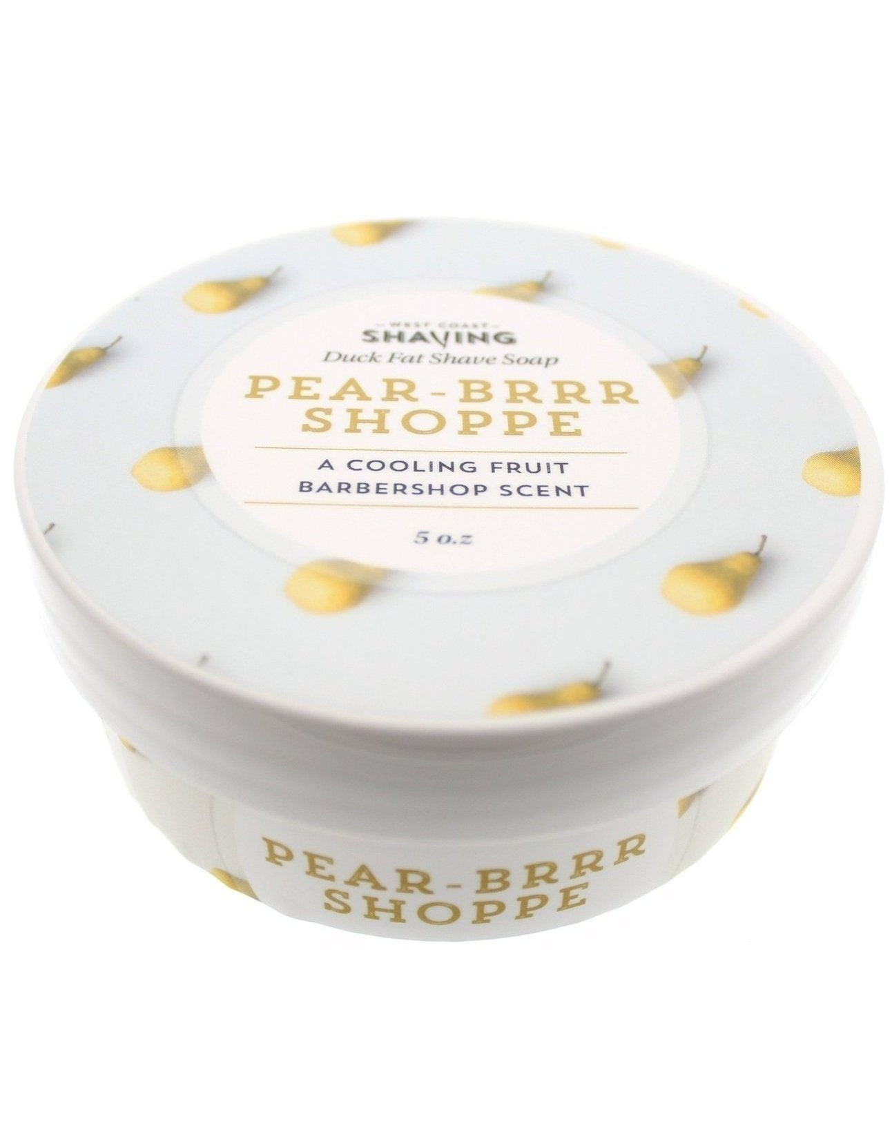 Product image 1 for WCS Duck Fat Shaving Soap, Pear-Brrr Shoppe, 5 oz