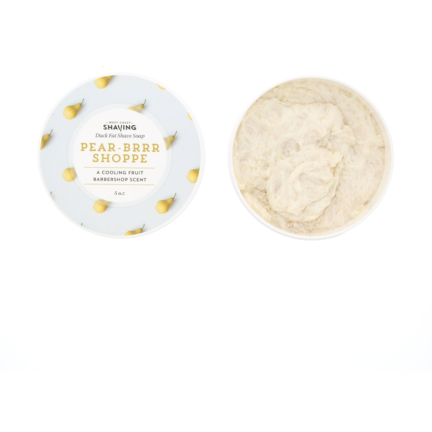 Product image 2 for WCS Duck Fat Shaving Soap, Pear-Brrr Shoppe, 5 oz
