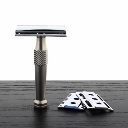 WCS Razor Head Set & WCS CNC Handle Safety Razor Designed by