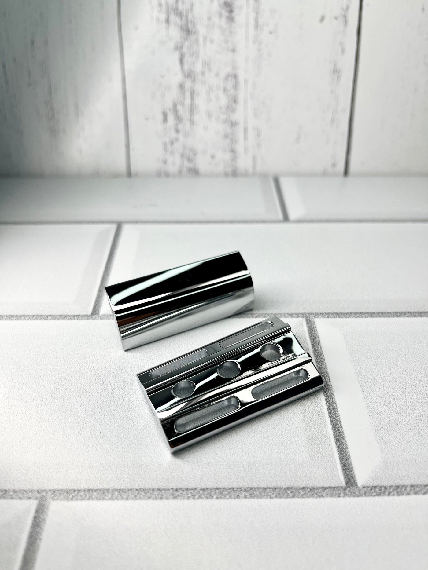 Product image 1 for WCS Slant Safety Razor Head with Charcoal Goods Design