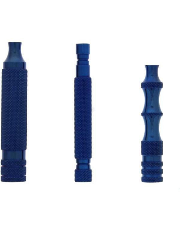 Product image 1 for WCS Titanium Collection Razor Handles, Blue