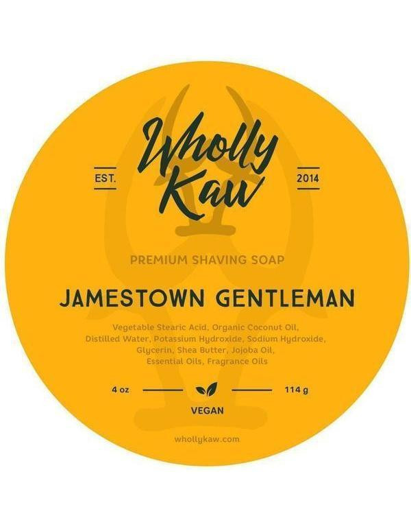 Product image 1 for Wholly Kaw Vegan Shaving Soap, Jamestown Gentleman