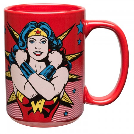 Wonder Woman Red Strongest Woman Alive Mug - SuperHeroStuff